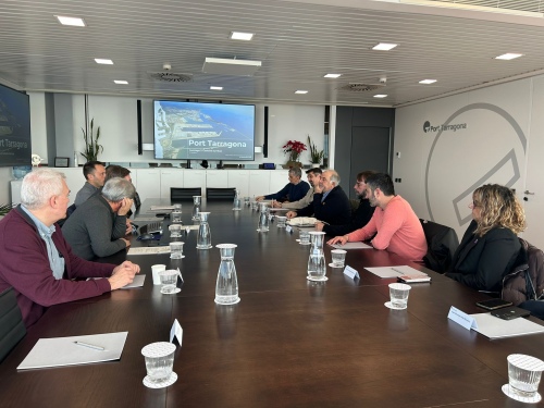 El secretari general d’UGT, Camil Ros, visita Port Tarragona