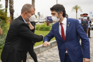 El vicepresident Jordi Puigneró visita el Port de Tarragona