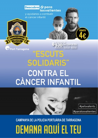 La Policia Portuària del Port de Tarragona es mobilitza contra el càncer infantil
