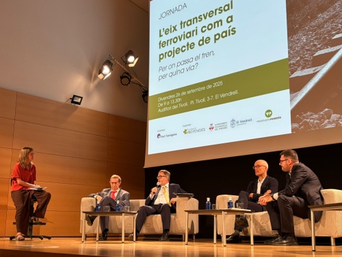 El president de Port Tarragona participa en una jornada sobre l’Eix Transversal Ferroviari