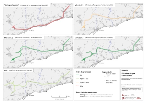 Un estudi encarregat pel Port de Tarragona analitza el traçat ferroviari actual i les alternatives per a la circulació de mercaderies