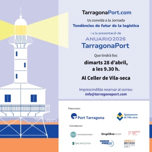 L’Anuari TarragonaPort 2026 es presenta el 28 d’abril en un acte al Celler de Vila-seca
