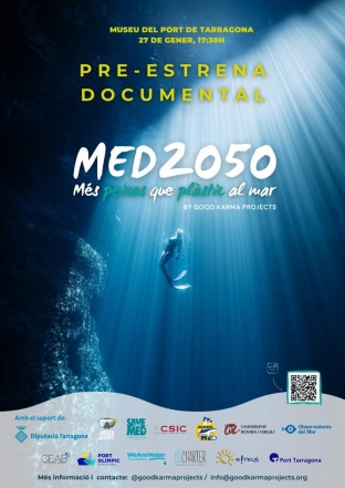 Preestrena del documental ‘Med 2050. Més peixos que plàstic al mar’ al Museu del Port de Tarragona