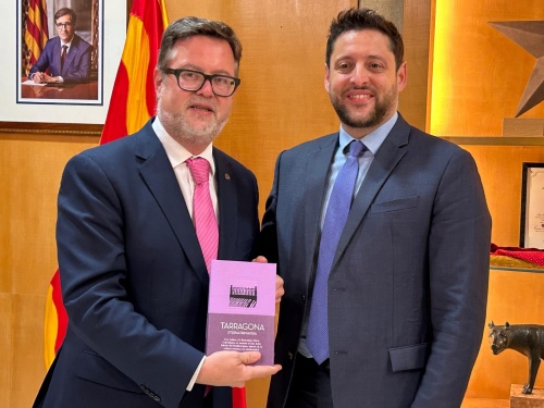 Santiago Castellà visita l’Ajuntament de Tarragona com a nou president del Port