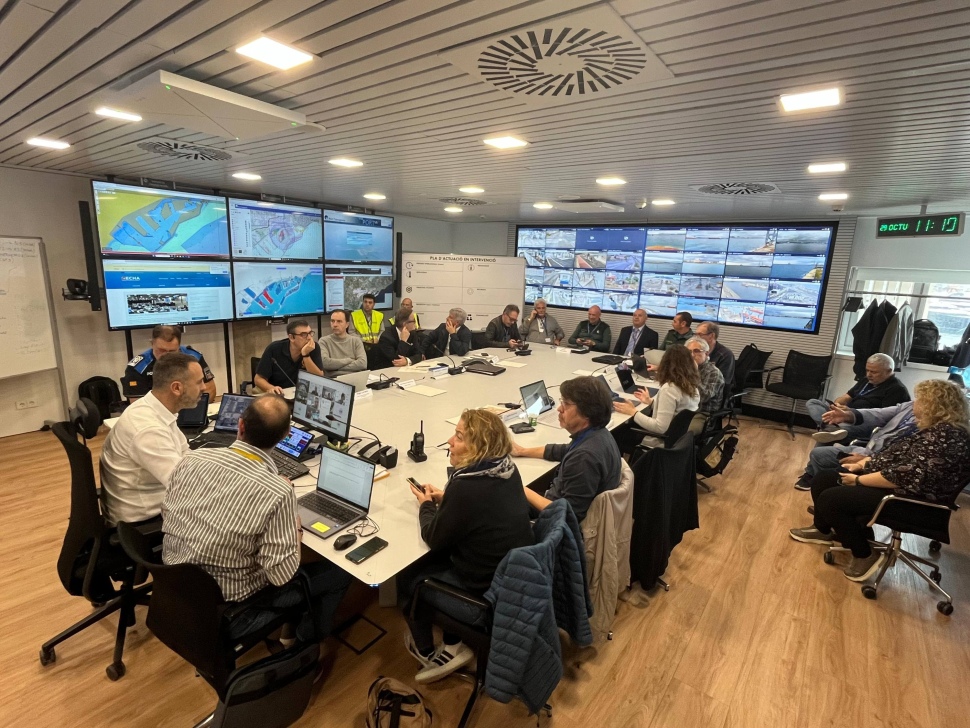 Protecció Civil de la Generalitat organitza un simulacre del pla PLASEQTA al Port de Tarragona