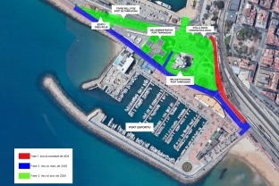 En marxa les obres del Parc del Port, un projecte en tres fases per renaturalitzar un espai urbà per al gaudi de la ciutadania