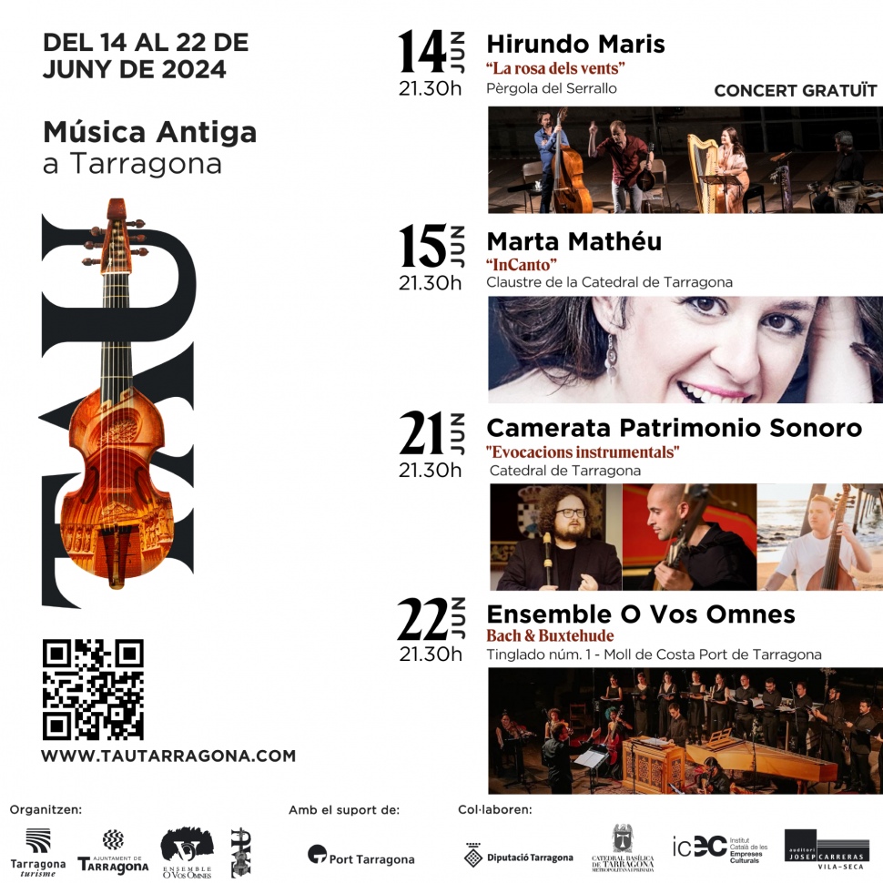 El Festival Tau de Tarragona oferirà 2 concerts als espais del Moll de Costa i Serrallo
