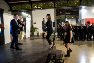 Celebració al Tinglado 1 de la desena edició del Dia de la Policia Portuària del Port Tarragona