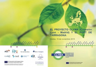 Conferència sobre el desenvolupament del projecte CLYMA (connexió Lió-Madrid), al Port de Tarragona