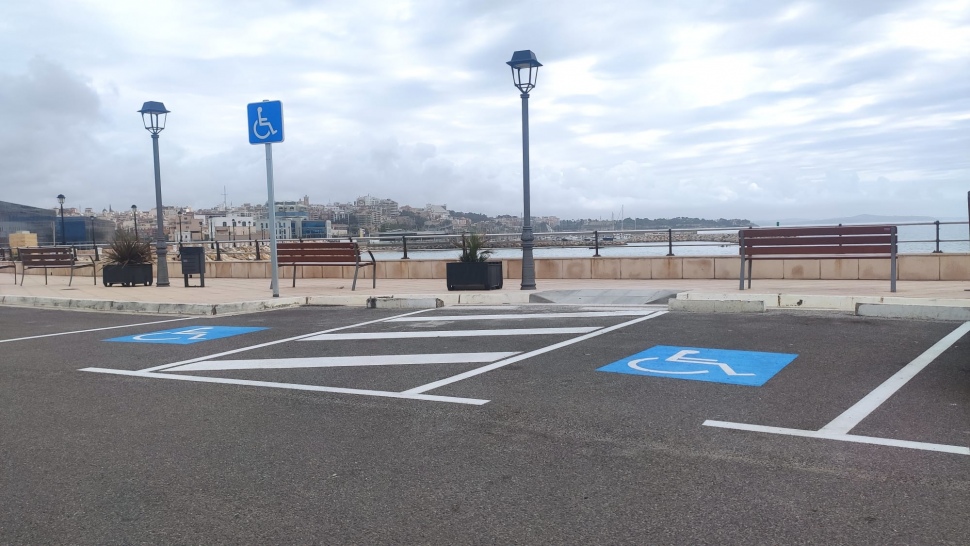 Set noves places d’aparcament per a persones amb mobilitat reduïda als espais del Port Tarragona