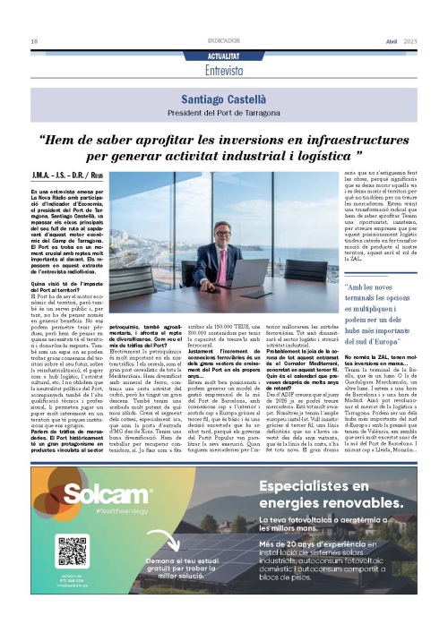 Entrevista al President del Port - Indicador Abril 2025