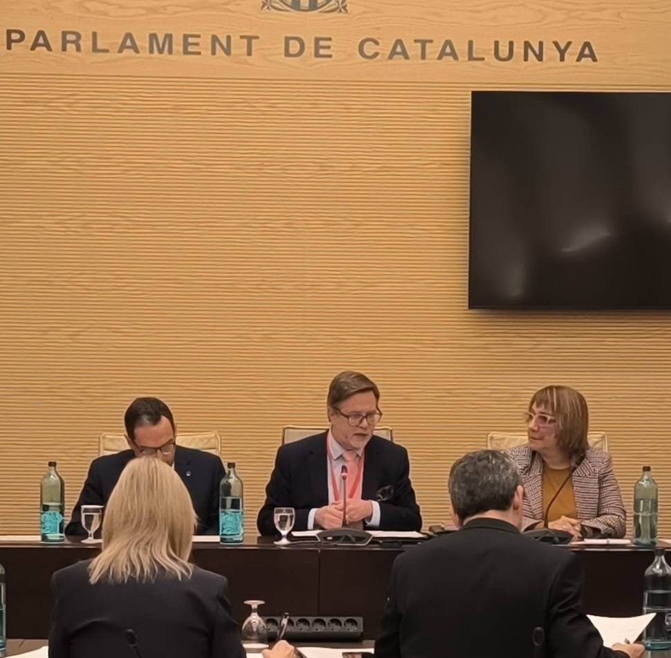El president de Port Tarragona compareix al Parlament de Catalunya en la ponència sobre la proposició de Llei de Cambres