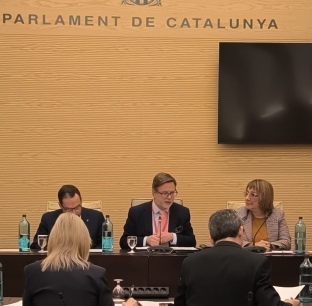 El president de Port Tarragona compareix al Parlament de Catalunya en la ponència sobre la proposició de Llei de Cambres