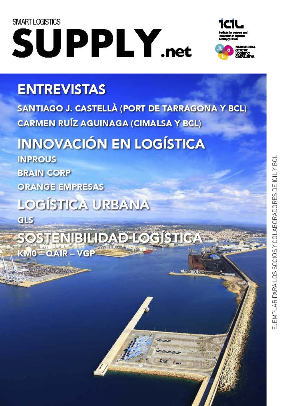 Entrevista a Santiago J. Castellà com a president del Port Tarragona i president de Barcelona-Catalunya Centre Logístic (BCL) - Supply.net | Maig 2026