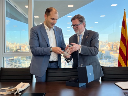 El conseller de Presidència de la Generalitat de Catalunya visita Port Tarragona