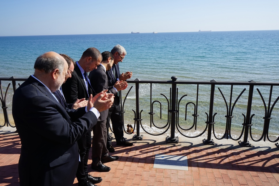 Inauguration of the remodelled Miracle Beach seafront promenade in Tarragona