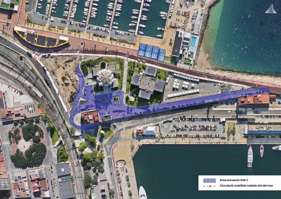 Finalitza la segona fase de les obres del Parc del Port amb la reordenació definitiva de trànsit rodat al voltant de l’APT
