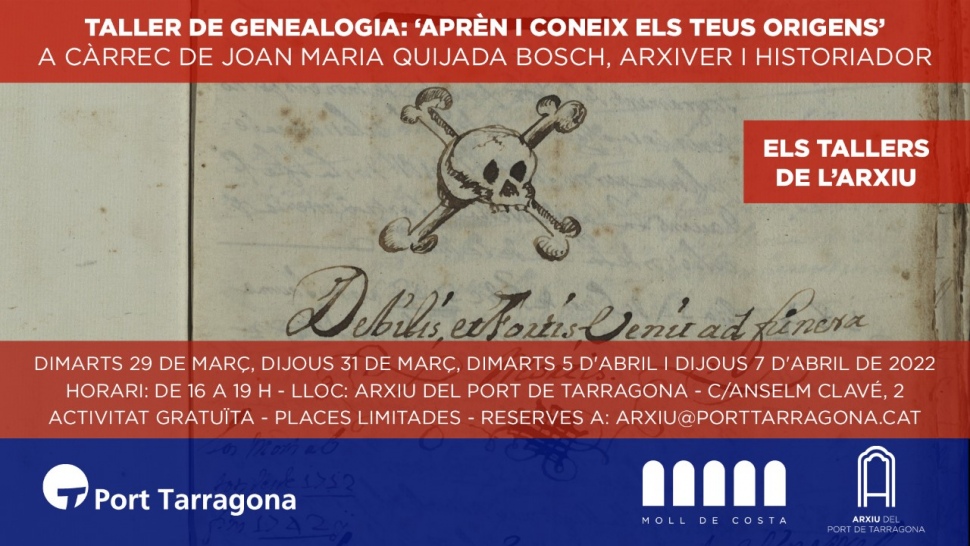 L’Arxiu del Port organitza un taller de genealogia