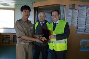 Euroports recibe al barco STX Delicata en su primer viaje en Europa