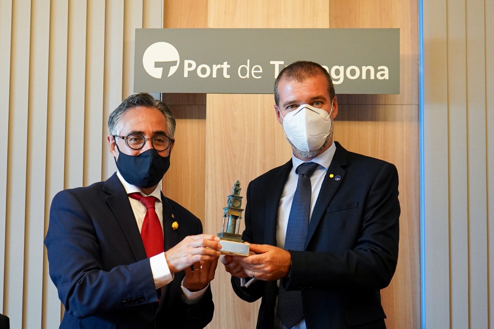 El Conseller d’Empresa i Coneixement visita les instal·lacions del Port de Tarragona