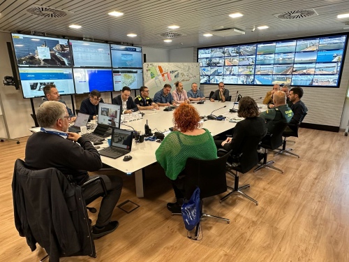 Port Tarragona i la Marina Port Tarraco realitzen un simulacre de gabinet per verificar la coordinació davant d’emergències