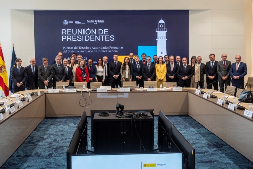 El president Castellà participa en la reunió dels ports espanyols amb Puertos del Estado per a impulsar la descarbonització