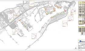 Wharf length and depth