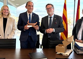 El Delegat del Govern d’Espanya a Catalunya, José Crespín, visita Port Tarragona