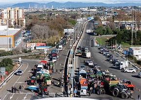 Les mobilitzacions dels pagesos causen afectacions en el trànsit de camions al Port de Tarragona