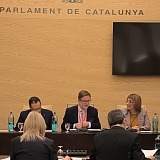 El president de Port Tarragona compareix al Parlament de Catalunya en la ponència sobre la proposició de Llei de Cambres